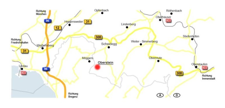 Anfahrt nach Oberstein