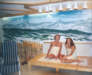 Ausspannen im Pool Ausspannen im Pool